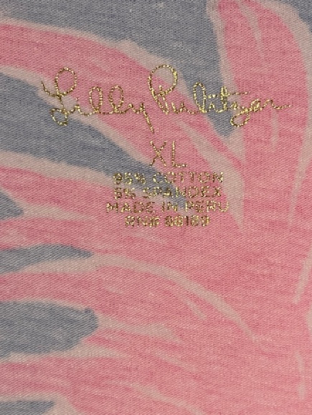 Lilly Pulitzer Merrill Tank Top in Blue Haven Flamenco XL - Picture 2 of 3